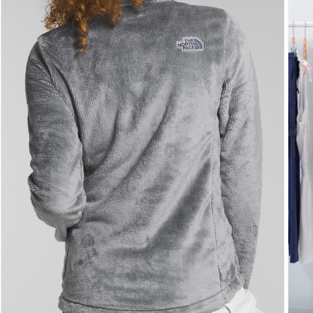 The North Face Women's Osito full-zip fleece jacket in a grey  size large - Picture 11 of 12